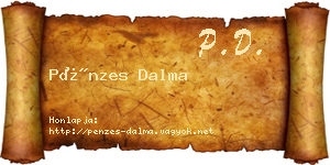Pénzes Dalma névjegykártya